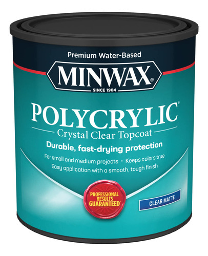 Minwax  Acabado Protector Poliacrílico, 1 Cuarto De Galón.