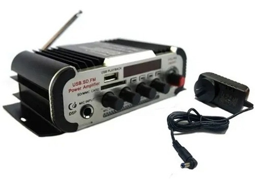 Potencia Usb/bluetooth Pini Pipeman Amp-221bt +fuente