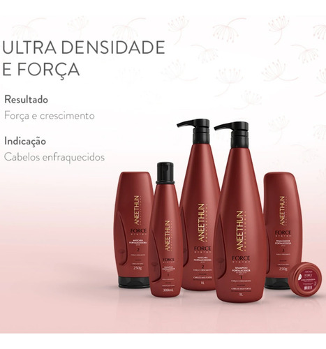 Kit Aneethun Shampoo E Máscara Force System