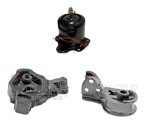 Kit 3 Soportes Motor Y Caja Accord 1995-1997 Aut 2.7 V6