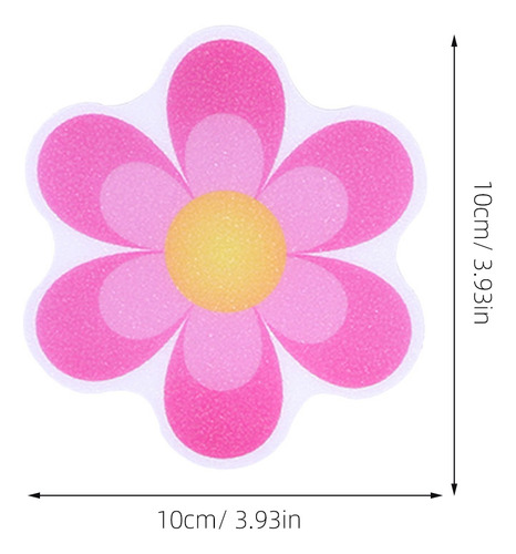 Pegatinas Autoadhesivas Antideslizantes De Flores Coloridas
