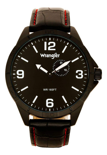 Reloj Wrangler Para Hombre Colección Occidental (negro)