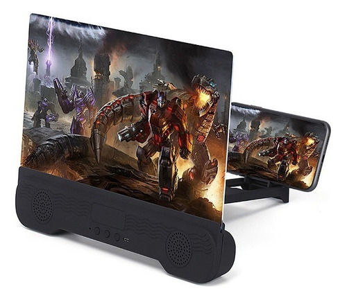 Pantalla Lupa 6d C/parlante Bluetooth Portátil Sonido Sm-k9