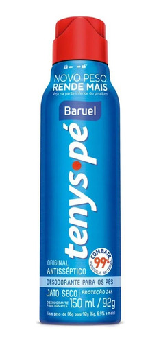 Tenys Pé Baruel Original Jato Seco Kit C/4