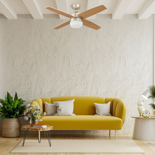 Ventilador De Techo Led Coolfan Bela 44pg Control Remoto Cantidad De Aspas 4 Estructura Dorado Aspas Blanco Diámetro 112 Cm Frecuencia 60 Hz Material De Las Aspas Madera