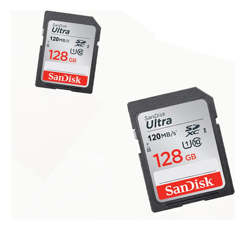 Sandisk 128gb Memoria Sd Tarjeta Camaras Sdhc Class 10 Ultra