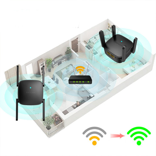 Ampliador De Señal Inalámbrico Wifi B Repeater De 300 Mbps Y