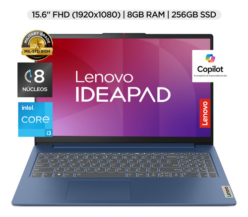 Notebook Lenovo Ideapad 3 Intel Ci3 8gb 256ssd Windows 11