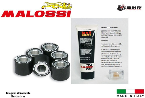 Kymco Agility 200 Kit Roletes 14gr Malossi Aumento Potência