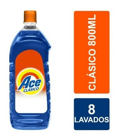 Ace Clasico Baja Espuma Liquido 800 Ccbot.plast