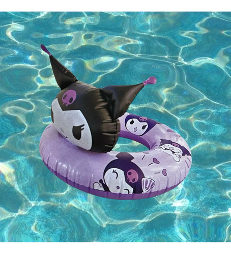 Flotador Kuromi Infantil Inflable Alberca Salvavidas Kitty