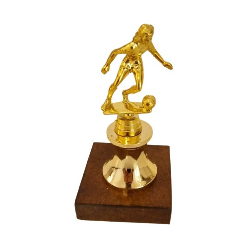 Trofeo Futbol Femenino 16cm Premio Deportes 