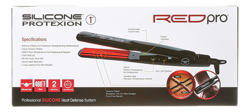 Plancha Red Pro Pelo Con Protección En Silicona