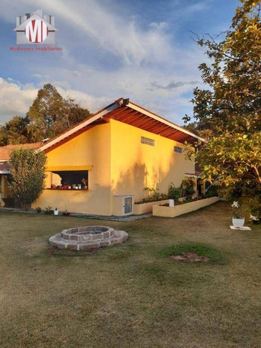 Imagem 5 de 30 de Linda Chácara Com 3 Dormitórios, Cozinha Caipira, Móveis Planejados, Paisagismo, Boa Localização, À Venda, 2000 M² Por R$ 490.000 - Pedra Bela/sp - Ch1054