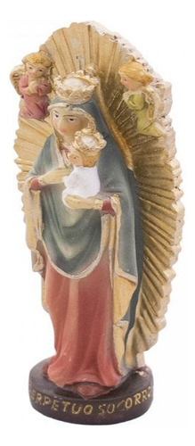 Nossa Senhora Do Perpétuo Socorro Enfeite De Resina 9 Cm