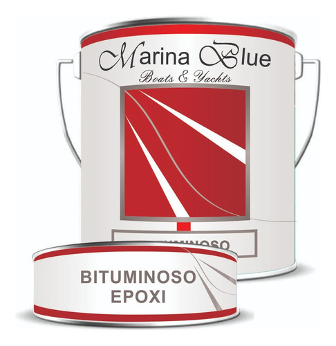 Pintura Nautica Bituminoso Epoxi Marina Blue P/barcos X 1lt