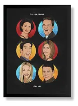 Comprar  Quadro Friends Serie Arte Comedia Decoracao Sala