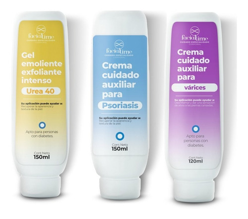  Kit Gel Urea 40 + Crema Aux Psoriasis + Crema Aux Várices