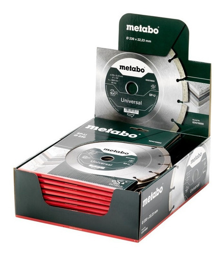 Disco Diamantado Segmentado 9 PuLG 230 Mm Widia Metabo
