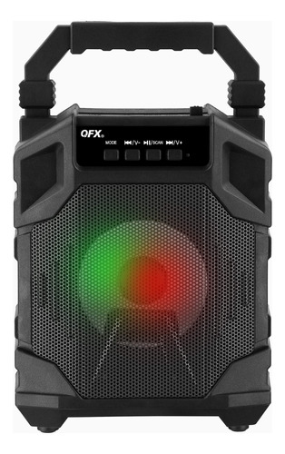 Altavoz Bluetooh Portátil Qfx Pbx-22 4  Recargable Con Luz