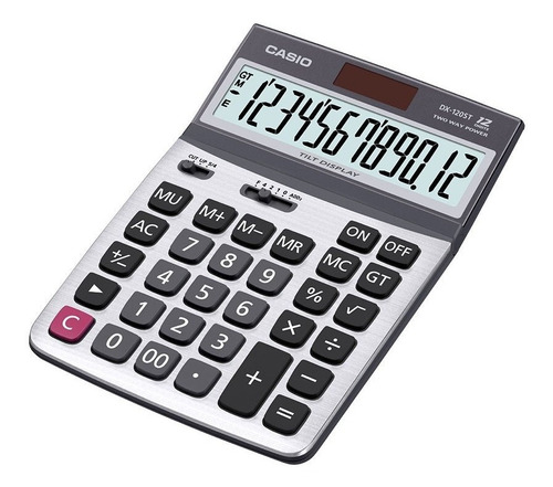 Calculadora Escritorio Casio Dx-120st Inclinacion Ajustable