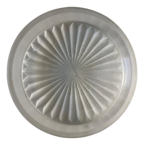 Caramelera Bombonera De Vidrio Con Tapa Y Plato De Apoyo Transparente (Usado)