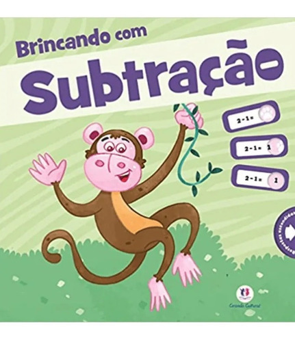 Brincando com Subtração: Atividades, de Ciranda Cultural. Série 1, vol. 1. Editora Ciranda Cultural, capa dura em português, 2015