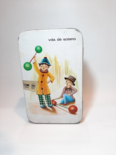 Imagen 1 de 4 de Antigua Lata Caramelos Nata-moka Vida De Solano Ro 1671