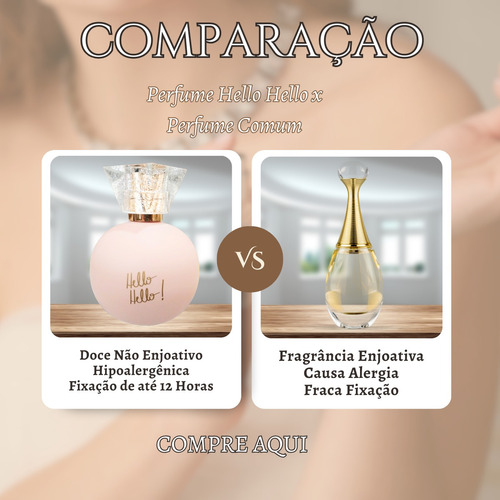 Hello Hello Perfume Ciclo 100ml Docinho Que Marca Presença Edição Lata
