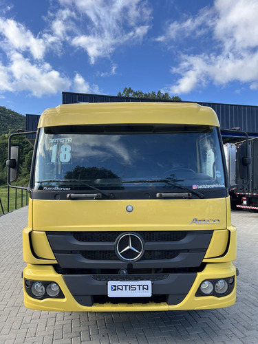 Mb Atego 3030 8x2 2018 Prancha C Munck Baixa Km