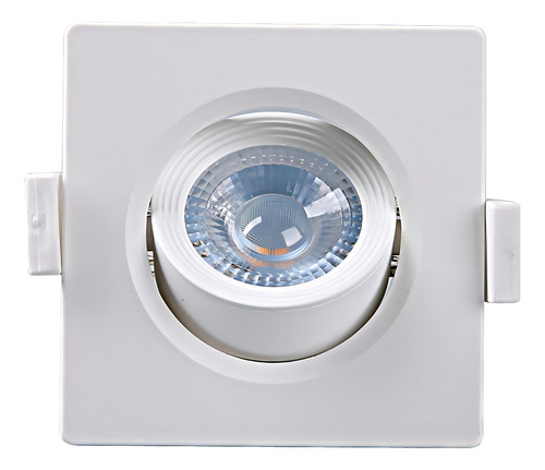 Luminária Spot Led Direcionável 3w 6500k Quadrado