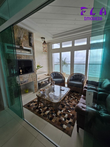 Apartamento De Frente Ao Mar Na Praia Das Astúrias 3 Quartos 2 Suítes Closet Banheira Hidromassagem Sacada Com Vista Para O Mar