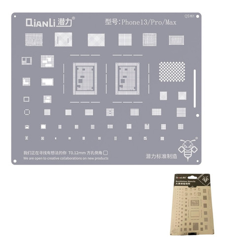 Stencil Compatible Con iPhone 13 13 Pro Max Reballing Qianli