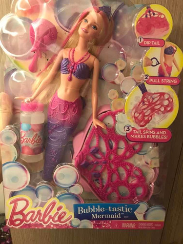 Barbie Original Burbujas Mágicas Bubble Tastic Mermaid