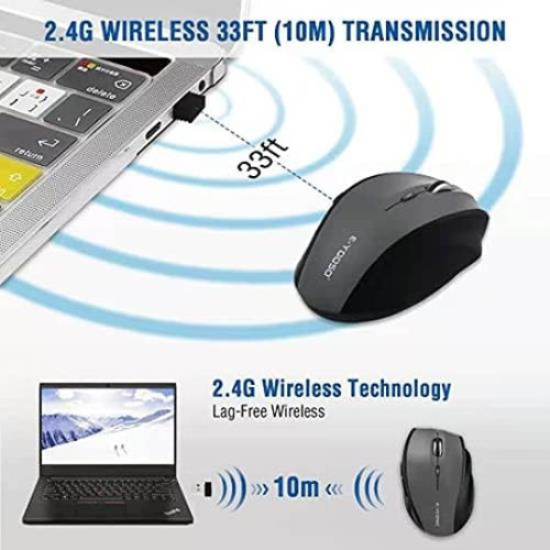 E-yooso Mouse Inalámbrico, Mouse De Computadora 18 Meses De