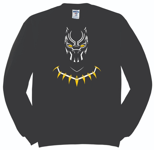 Sudadera Black Panther Pantera Negra Marvel Avengers Collar