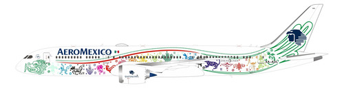 Avión Aeromexico Boeing 787-9 Quetzalcoatl Gemini 1:200 Aeromexico Actual (Usado)