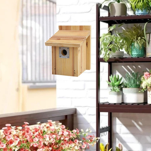 Caja De Anidación De Pájaros De La Casa De Pájaros Fuera