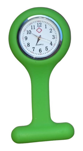 Relógio De Enfermagem Bolso Ponteiro Verde