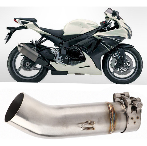 Conector De Tubo De Escape Para Motocicleta, Medio Tubo Inte