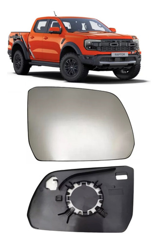 Espejo Vidrio Placa Ford Ranger Raptor 2023 A 2024 Original