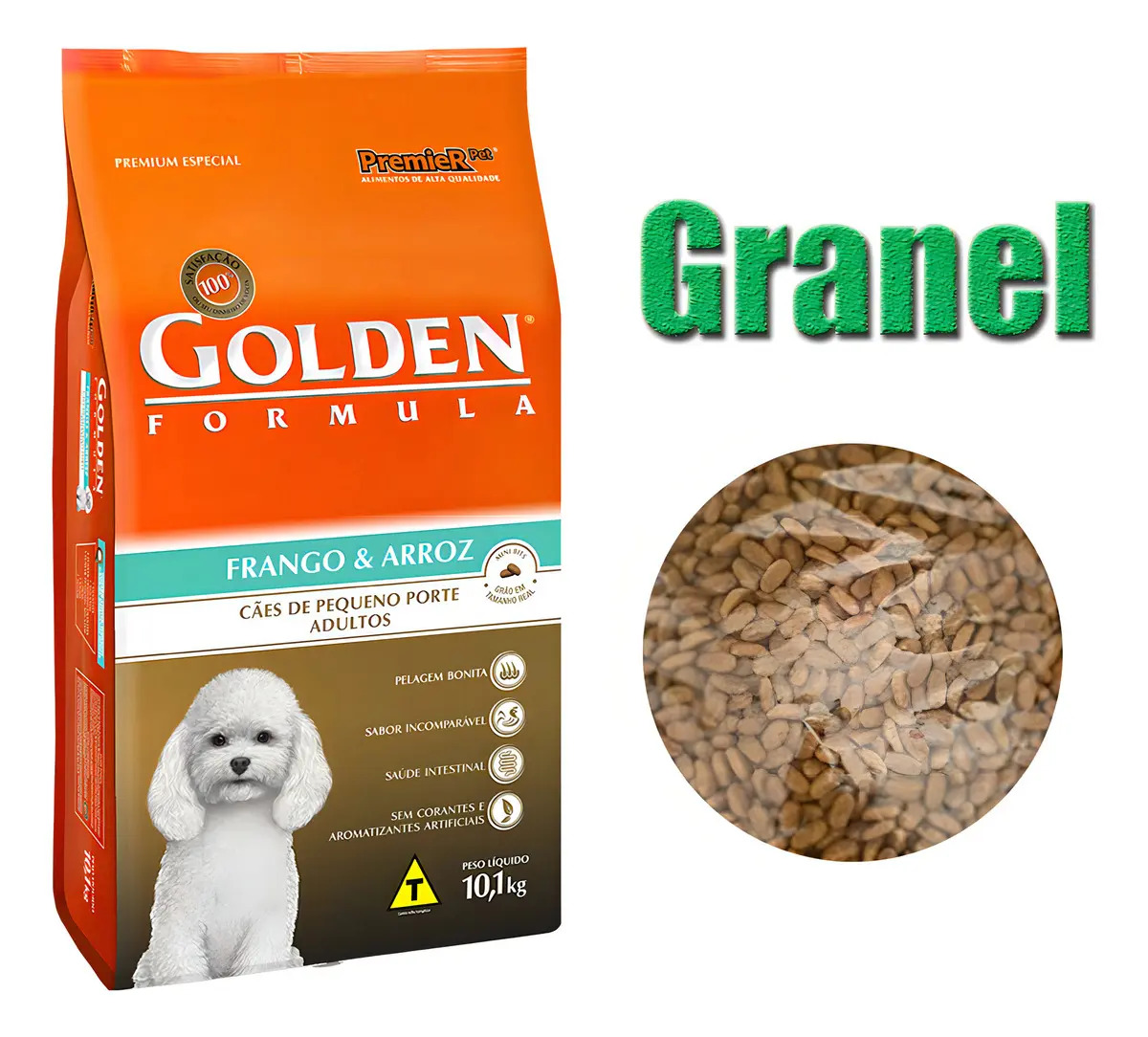 Ração Para Cães Golden Frango A Granel 3 Kg