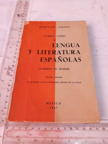 Cuarto Curso De Lengua Y Literatura Española Beristain Unam