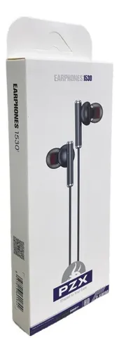 Audifonos Alambricos Pzx 1530 Color Negro