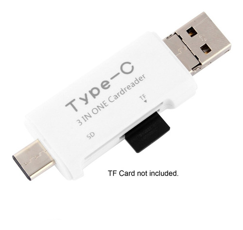 Imagen 7 de 10 de Adaptador Usb C - Lector De Memoria Sd - Micro Sd - Otg