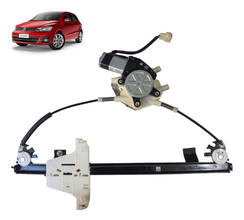 Maquina Vidro Dianteiro Motorista Vw Gol G5 G6 G7 Eletrico