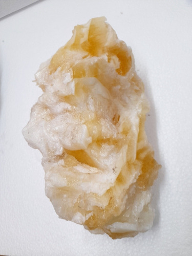 Citrino Calcita Espécimen Mineral Piedra Energética Cuarzo