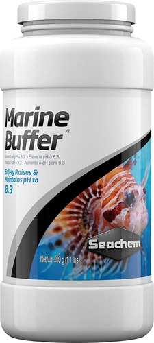 Imagen 1 de 2 de Seachem Marine Buffer 500gr Acondicionador Ph Marino