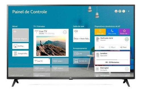 Smart Tv Ultra Hd 4k 55 Polegadas LG 3 Hdmi 2 Usb Wi-fi