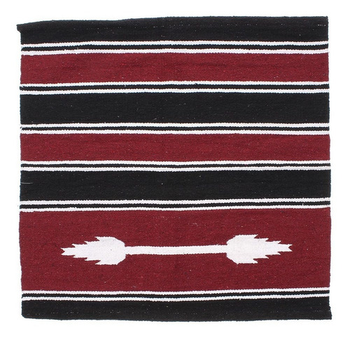 Imagem 2 de 2 de Sobremanta Estampa Navajo Algodão Vermelho Boots Horse 27627
